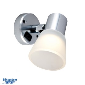 Batsystem Tube D3 SMD LED, aluminum, white glass