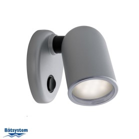 Batsystem Tube SMD LED, mattsilver, chrome ring