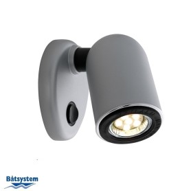 Batsystem Tube MR11 SMD LED, mattsilver