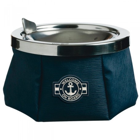 Cenicero Tapa Windproof Welcome Blue