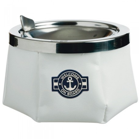 Ashtray Windproof Lid Welcome White