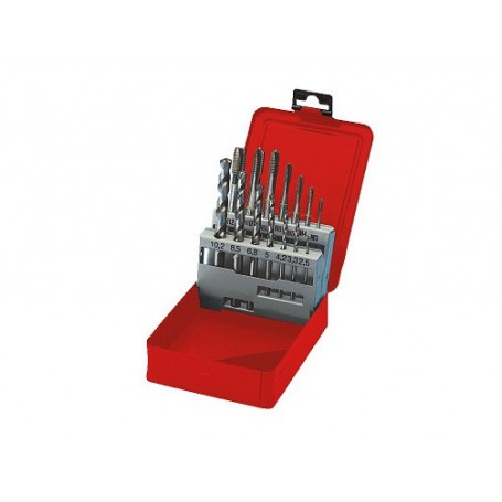 Wurth Caja 7 Machos Pasante Zebra Verde+Broca M3-M12
