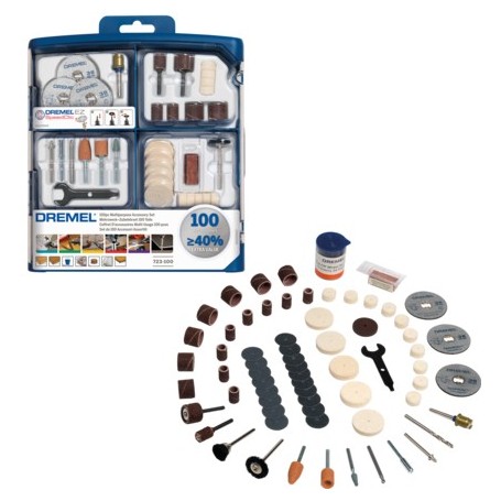 Dremel S723 Juego Accesorios Modular 100Ud