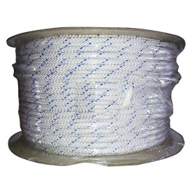 Cabo Ops Purpose Rope Doble Trenzado Blanco/Azul Ø4Mm (200M)