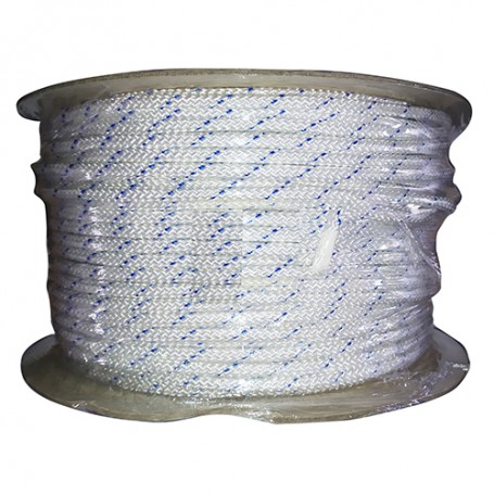 Cabo Ops Purpose Rope Doble Trenzado Blanco/Azul Ø16Mm (200M)