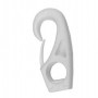 Mosquetón Blanco Ojal Ø10X42Mm P/ Cuerda Ø4Mm