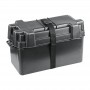 Battery Box Up To 120Ah Black 470x225x255mm