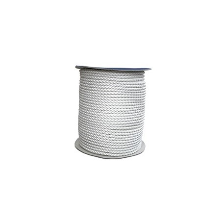 Mooring Rope 3 Stranded Double Twisted White Ø10mm (x meter)