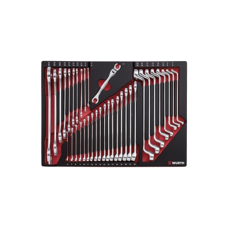 Wurth System Assortment 8.4.1 Combination Wrench 36pcs