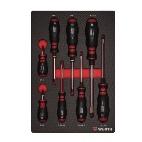 Wurth System Assortment 4.4.1 Screwdrivers 8pcs