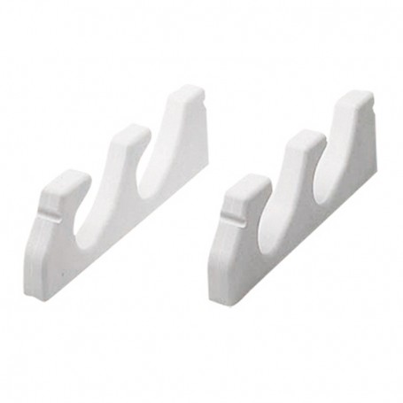 Soporte Mamparo 3 Cañas Pescar Blanco