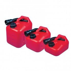 Portable Fuel Tank Red w/Spout 15L