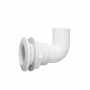 Thru-Hull Elbow 90º White f/Hose Ø20mm