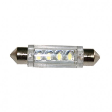 LED Bulb White 12V 11x41mm