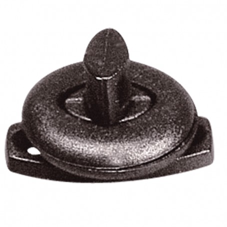 Twist Studd & Clinch Plate Black 35x17mm