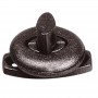 Twist Studd & Clinch Plate Black 35x17mm