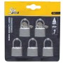 Juego 5 Candados Sealock 1Llave 30Mm