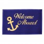 Alfombra Bienvenida Azul Pvc 40X60Cm