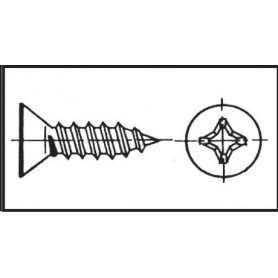 Tornillo Cabeza Avellanada Inox 4.2X19Mm