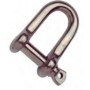 Grillete Recto Corto Diam 25Mm Inox
