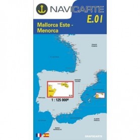 Carta Navicarte E01 Mallorca Este & Menorca