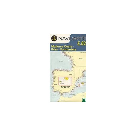 Navigation chart navicarte west mallorca, ibiza & formentera