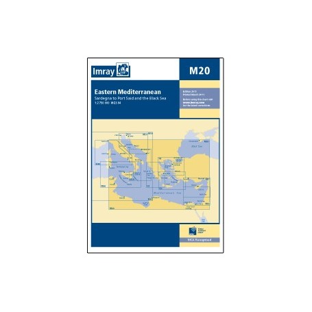 Imray chart m20: eastern mediterranean