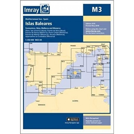 Imray chart m3: balearic islands