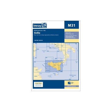 Imray chart m31: sicily