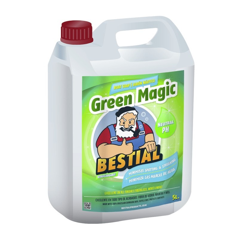 Bestial Jabon Nautico Green Magic 5L