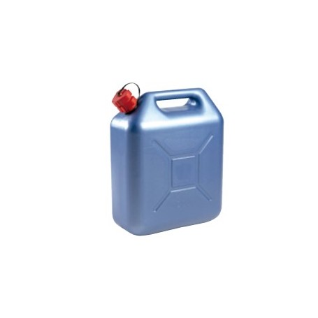 Jerrycan with rigid pouring stopper blue 20L