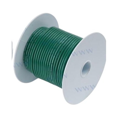 Tinned copper wire 14awg 2mm² green per meter ancor marine