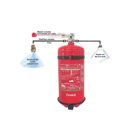 Fixed Auto Shooter Extinguisher 2Hfc