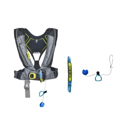 Spinlock Deckvest 6D 170N Black w/Hrs System Installed