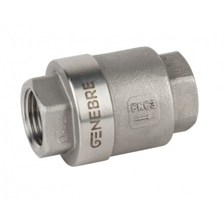 SS PN63 Disc Check Valve 1-1/4" NPT Genebre