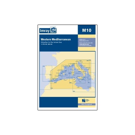 Imray chart m10: western mediterranean