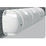 Defensa Bumper 1/2 Blanco 180X400Mm
