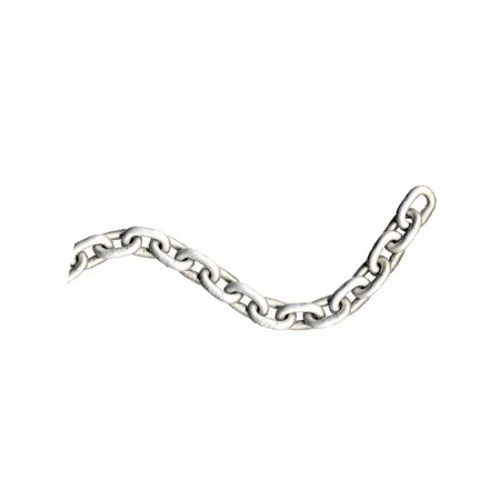 Calibrated galvanized chain 6mm din818 (x meter)