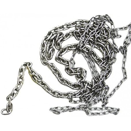 Calibrated Inox 316 Chain ISO 4565/DIN 766 Ø8mm (50m)