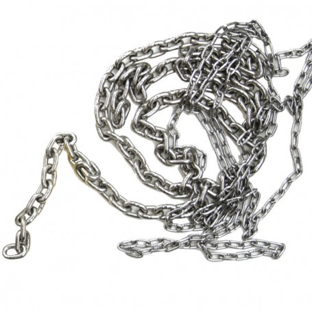 Calibrated Galvanized Chain ISO 4565 Ø10mm (100m)