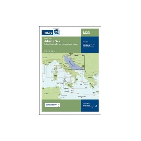 Imray chart M23: Adriatic Sea Passage Chart