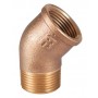 Bronze elbow m-f 45º 1/2" guidi