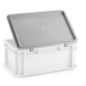 Tapa Para Caja Norma Europa Sin Bisagras Ni Clips 600X400 Mm -Gris
