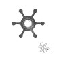 Turbina 08X51X22 6P T4 C/Juntas Nitrilo Para Johnson Wp2000