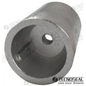 Zinc anode shaft tip 45mm keyed Tecnoseal