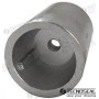 Anodo zinc punta eje  45mm chaveteado Tecnoseal