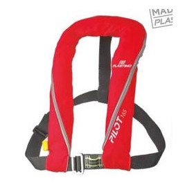 Chaleco Salvavidas Inflable automático Pilot 165N rojo