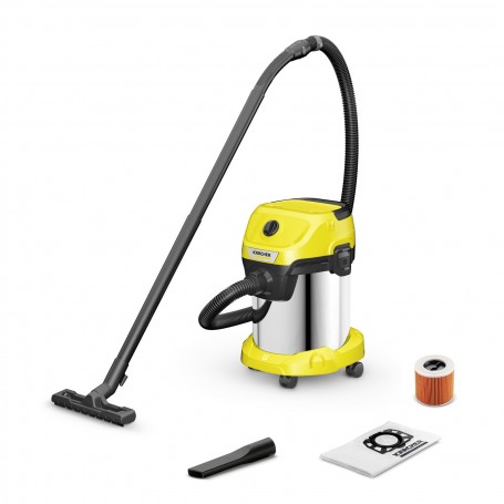 Karcher Aspirador Seco/Humedo Wd 3 Con Depósito De Acero Inoxidable