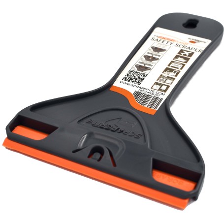 SCRAPERITE pro gripper wide 4 inch + 1 blade orange
