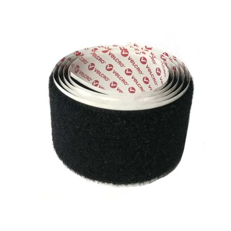 Velcro Adhesivo 25Mm Macho Col. Negro
